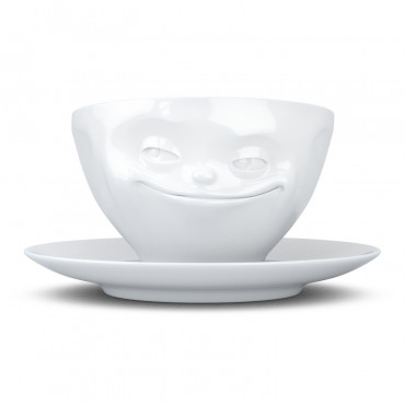 200 мл Чашка з блюдцем ХИТРУН (GRINNING), TASS14101/TA